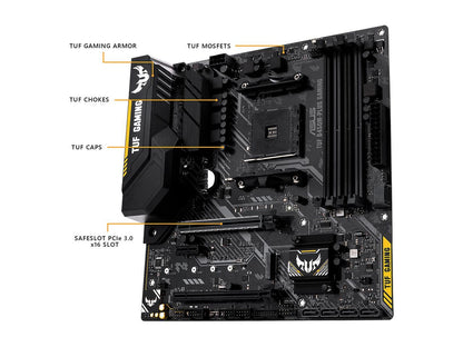 ASUS TUF B450M-PLUS GAMING AM4 AMD B450 SATA 6Gb/s Micro ATX AMD Motherboard
