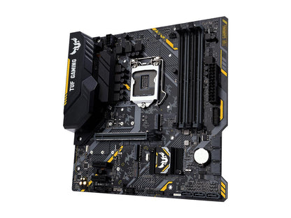 ASUS TUF B360M-PLUS GAMING S LGA 1151 (300 Series) Intel B360 HDMI SATA 6Gb/s USB 3.1 Micro ATX AMD Motherboard