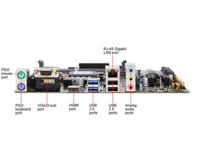 ASUS PRIME H310M-E R2.0 LGA 1151 (300 Series) Intel H310 HDMI SATA 6Gb/s USB 3.1 Micro ATX Intel Motherboard
