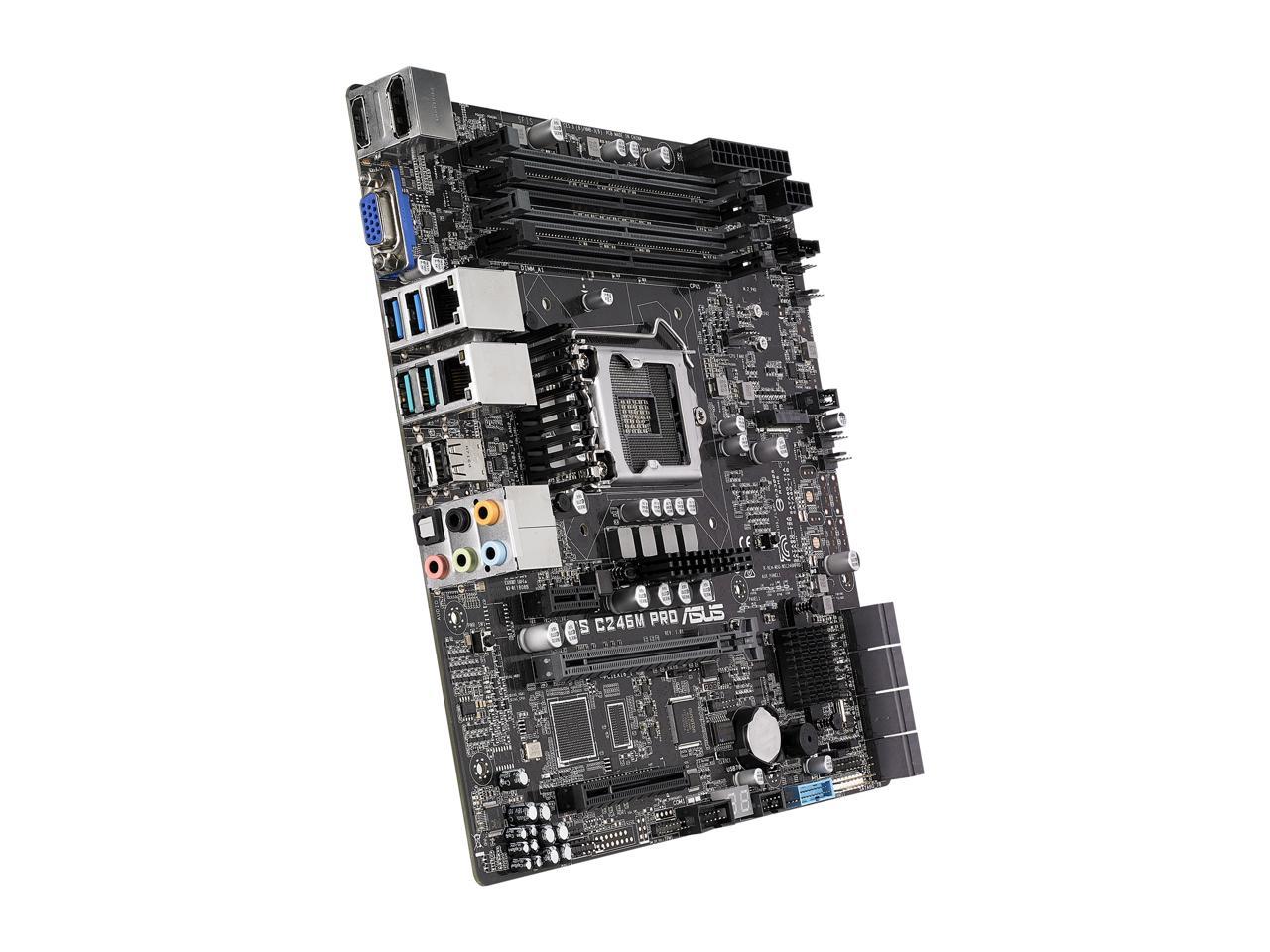 ASUS WS C246M PRO uATX Server Motherboard LGA 1151 Intel C246 Chipset