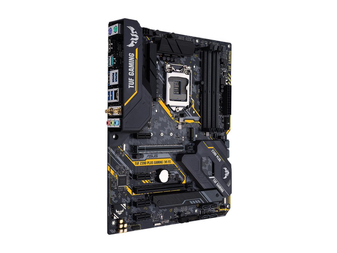 ASUS TUF Z390-Plus Gaming (Wi-Fi) LGA 1151 (300 Series) Intel Z390 HDMI SATA 6Gb/s USB 3.1 ATX Intel Motherboard