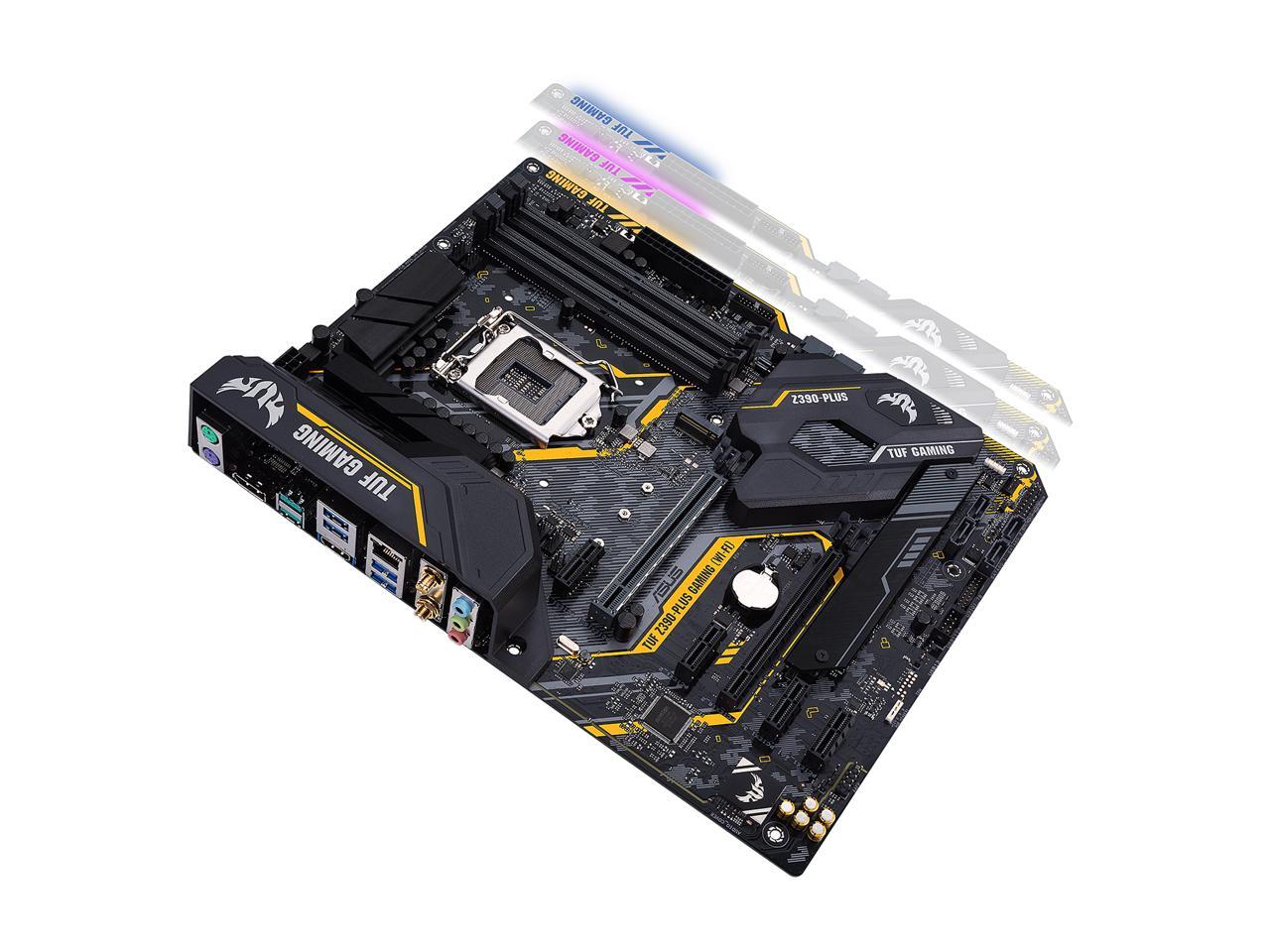 ASUS TUF Z390-Plus Gaming (Wi-Fi) LGA 1151 (300 Series) Intel Z390 HDMI SATA 6Gb/s USB 3.1 ATX Intel Motherboard