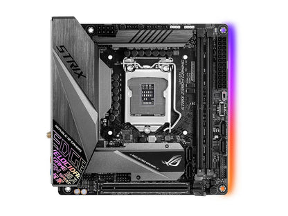 ASUS ROG Strix Z390-I Gaming Motherboard LGA1151 (Intel 8th and 9th Gen) Mini ITX (mITX) DDR4 DP HDMI M.2 USB 3.1 Gen2 Onboard 802.11 ac Wi-Fi