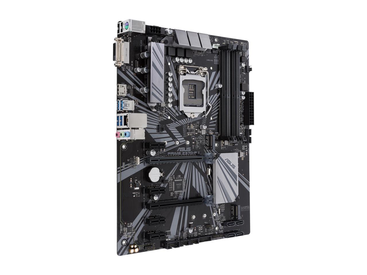 ASUS PRIME Z370-P II LGA 1151 (300 Series) Intel Z370 HDMI SATA 6Gb/s USB 3.1 ATX Intel Motherboard