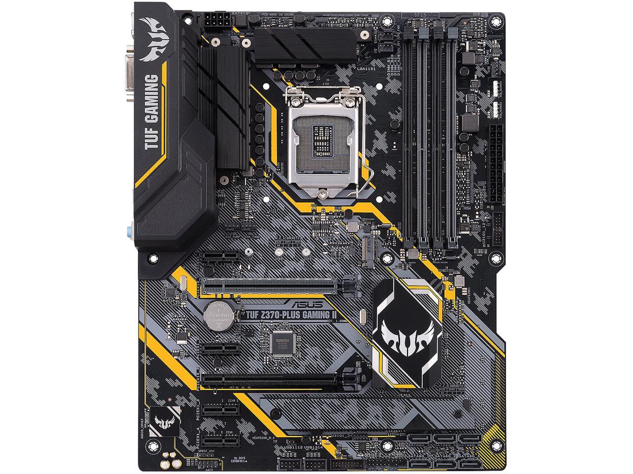ASUS TUF Z370-Plus Gaming II LGA 1151 (300 Series) Intel Z370 HDMI SATA 6Gb/s USB 3.1 ATX Intel Motherboard