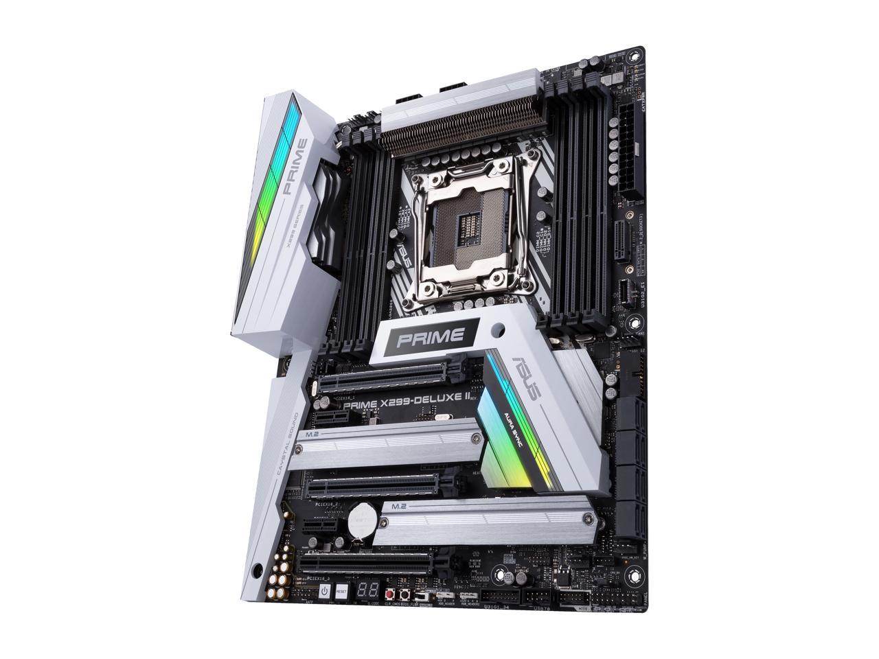 ASUS Prime X299-Deluxe II LGA 2066 Intel X299 SATA 6Gb/s USB 3.1 ATX Intel Motherboard