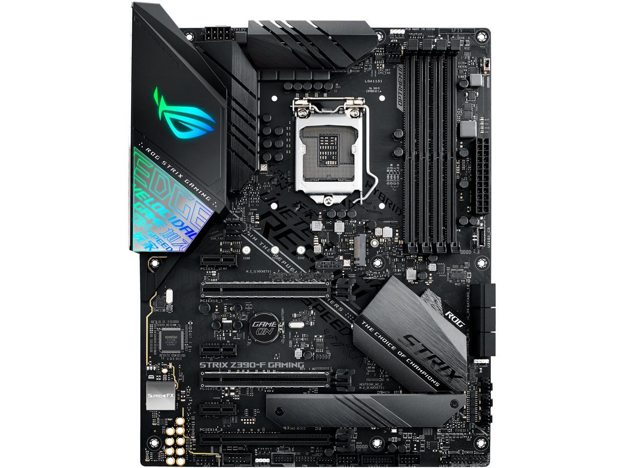 ASUS ROG Strix Z390-F Gaming LGA 1151 (300 Series) Intel Z390 HDMI SATA 6Gb/s USB 3.1 ATX Intel Motherboard