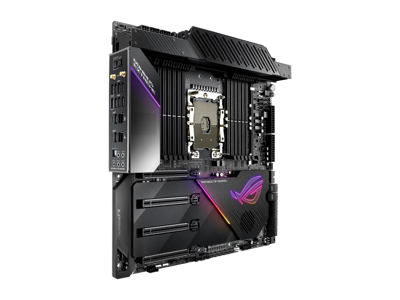 ASUS ROG Dominus Extreme Intel LGA 3647 for Xeon W-3175X (C621) 12 DIMM DDR4 DIMM.2 U.2 EEB Performance Motherboard with Aquantia 10G LAN, USB 3.1
