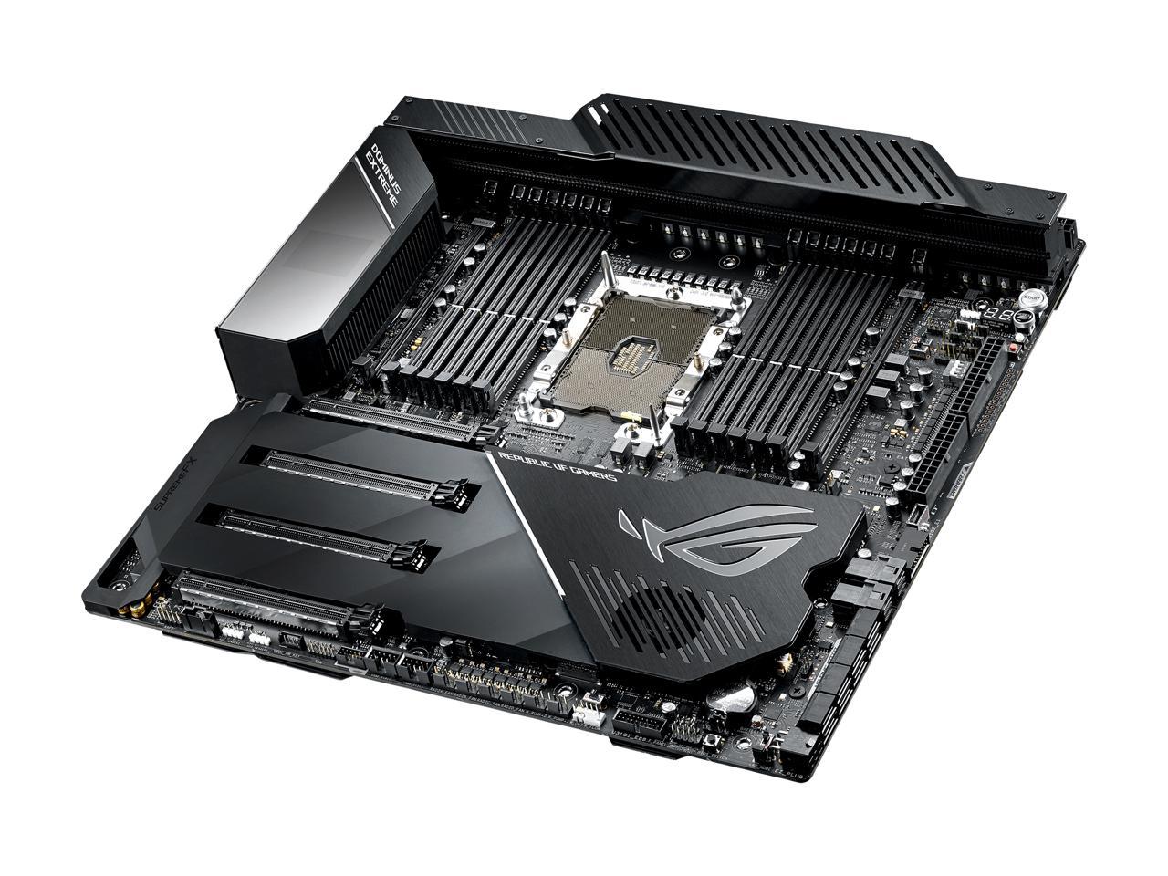 ASUS ROG Dominus Extreme Intel LGA 3647 for Xeon W-3175X (C621) 12 DIMM DDR4 DIMM.2 U.2 EEB Performance Motherboard with Aquantia 10G LAN, USB 3.1