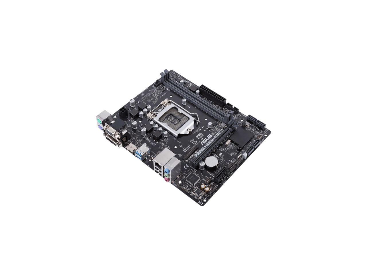 ASUS PRIME H310M-R R2.0 LGA 1151 (300 Series) Intel H310 HDMI SATA 6Gb/s USB 3.1 uATX Intel Motherboard