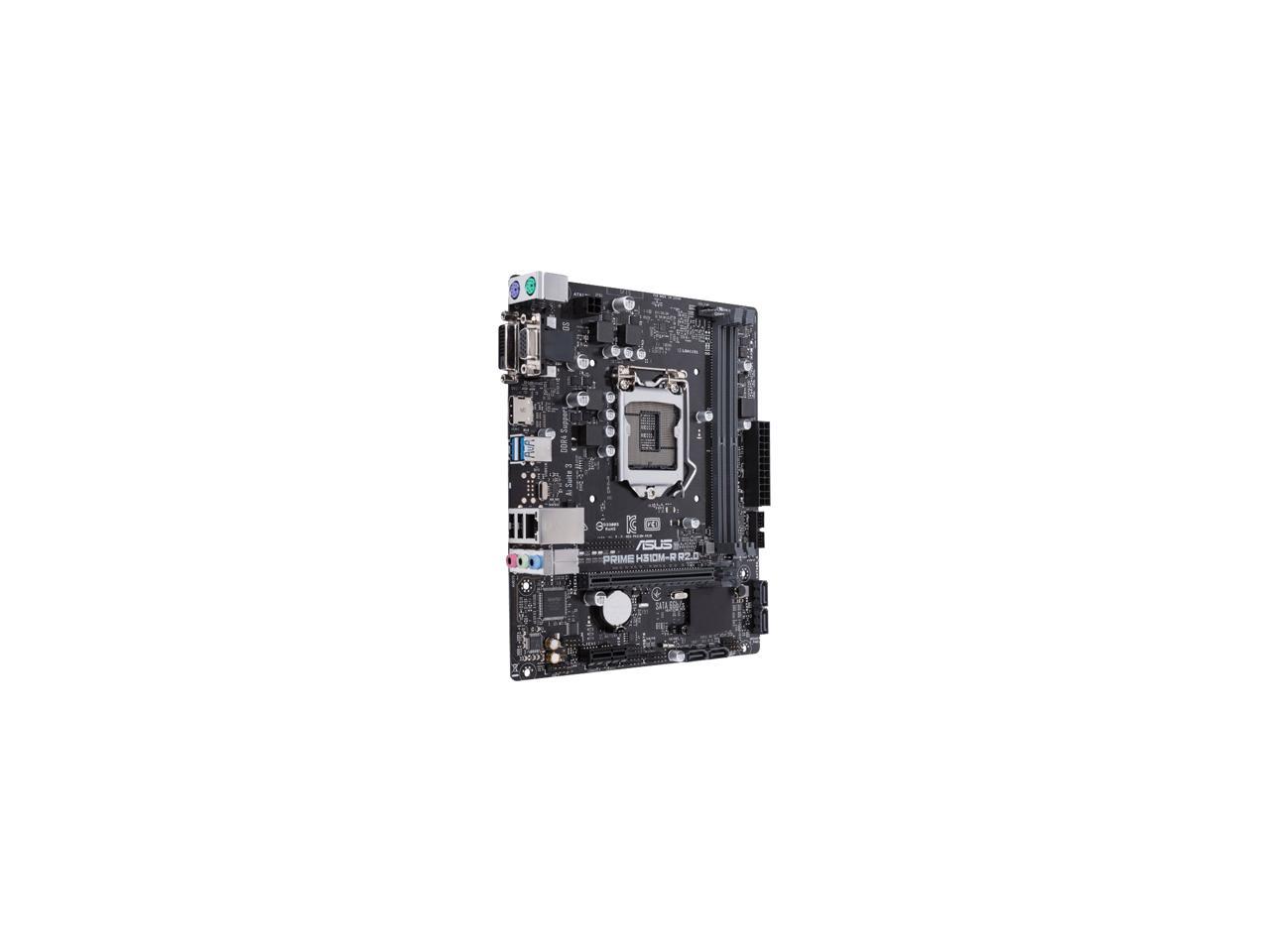 ASUS PRIME H310M-R R2.0 LGA 1151 (300 Series) Intel H310 HDMI SATA 6Gb/s USB 3.1 uATX Intel Motherboard
