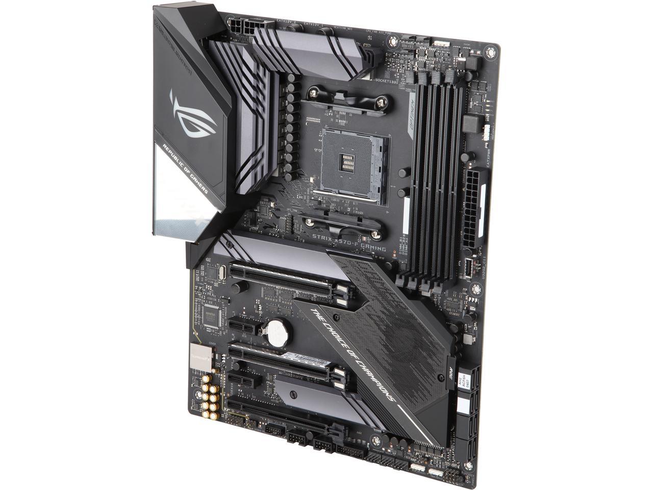 ASUS AMD AM4 ROG Strix X570-F Gaming ATX Motherboard with PCIe 4.0, Dual M.2, SATA 6Gb/s, USB 3.2 Gen 2