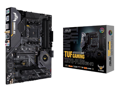 ASUS AM4 TUF Gaming X570-Plus (Wi-Fi) ATX Motherboard with PCIe 4.0, Dual M.2, 12+2 with Dr. MOS Power Stage, HDMI, DP, SATA 6Gb/s, USB 3.2 Gen 2 and Aura Sync RGB Lighting