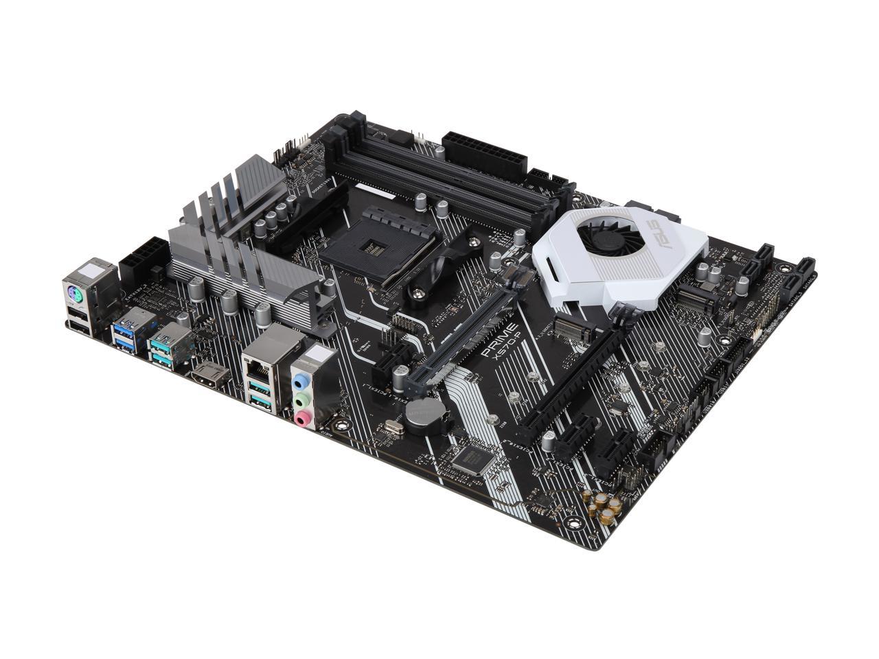 ASUS Prime X570-P Ryzen 3 AM4 with PCIe Gen4, Dual M.2 HDMI, SATA 6Gb/s USB 3.2 Gen 2 ATX Motherboard