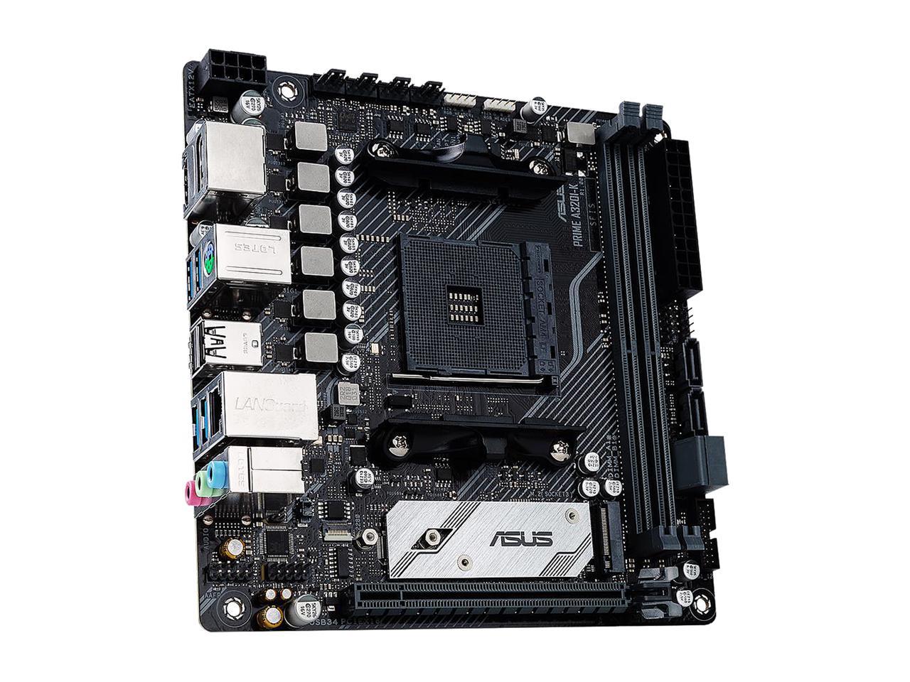 ASUS Prime A320I-K AM4 AMD A320 SATA 6Gb/s Mini ITX AMD Motherboard