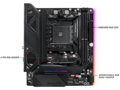 ASUS ROG Crosshair VIII Impact AM4 AMD X570 SATA 6Gb/s Mini DTX AMD Motherboard