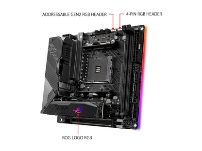 ASUS ROG Strix X570-I Gaming AM4 AMD X570 SATA 6Gb/s Mini ITX AMD Motherboard