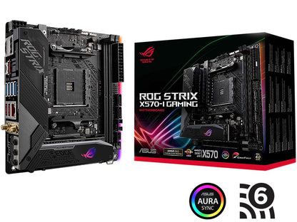 ASUS ROG Strix X570-I Gaming AM4 AMD X570 SATA 6Gb/s Mini ITX AMD Motherboard
