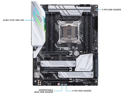 ASUS Prime X299-A II LGA 2066 Intel X299 SATA 6Gb/s ATX Intel Motherboard