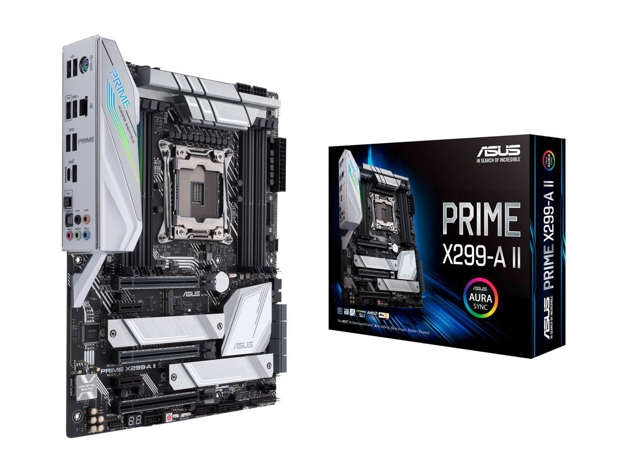 ASUS Prime X299-A II LGA 2066 Intel X299 SATA 6Gb/s ATX Intel Motherboard