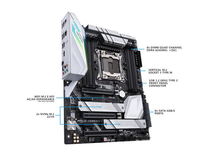 ASUS Prime X299-A II LGA 2066 Intel X299 SATA 6Gb/s ATX Intel Motherboard