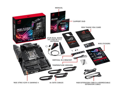 ASUS ROG Strix X299-E Gaming II LGA 2066 Intel X299 SATA 6Gb/s ATX Intel Motherboard