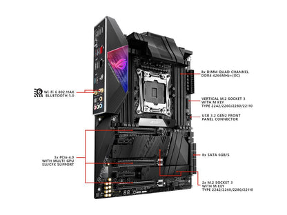 ASUS ROG Strix X299-E Gaming II LGA 2066 Intel X299 SATA 6Gb/s ATX Intel Motherboard