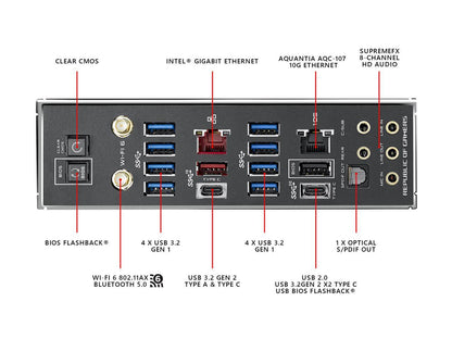 ASUS ROG Rampage VI Extreme Encore LGA 2066 Intel X299 SATA 6Gb/s Extended ATX Intel Motherboard