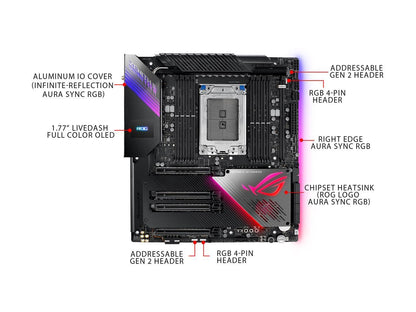 ASUS ROG ZENITH II EXTREME sTRX4 AMD TRX40 SATA 6Gb/s Extended ATX AMD Motherboard
