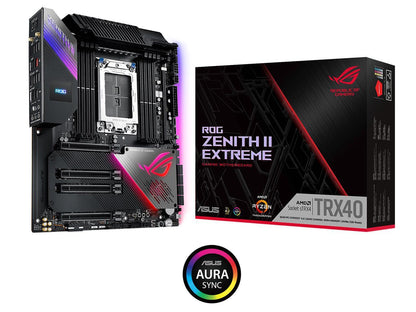 ASUS ROG ZENITH II EXTREME sTRX4 AMD TRX40 SATA 6Gb/s Extended ATX AMD Motherboard