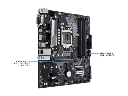 ASUS PRIME B365M-A LGA-1151 Support 9th/8th Gen Intel Processor with Aura Sync RGB Header, DDR4 2666 MHz, M.2 Support, HDMI, SATA 6Gbps mATX Motherboard