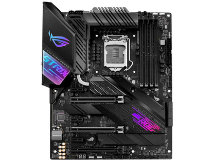 ASUS ROG STRIX Z490-E GAMING LGA 1200 (Intel 10th Gen) Intel Z490 (WiFi 6) SATA 6Gb/s ATX Intel Motherboard (14+2 Power Stages, DDR4 4600, Intel 2.5 Gb Ethernet, Bluetooth v5.1, Dual M.2 and AURA Sync)