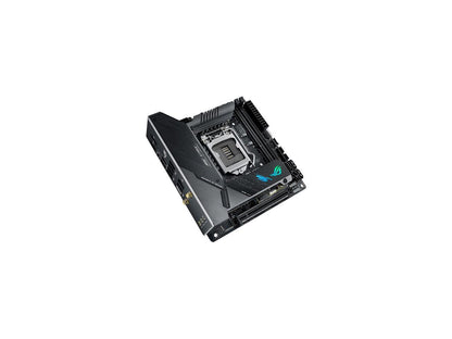 ASUS ROG STRIX Z490-I GAMING (WiFi 6) LGA 1200 (Intel 10th Gen) Intel Z490 SATA 6Gb/s Mini ITX Intel Motherboard (8+2 Power Stages, DDR4 4800, Intel 2.5Gb Ethernet, USB 3.2 Front Panel Type-C, HDMI 2.0a and AURA Sync)