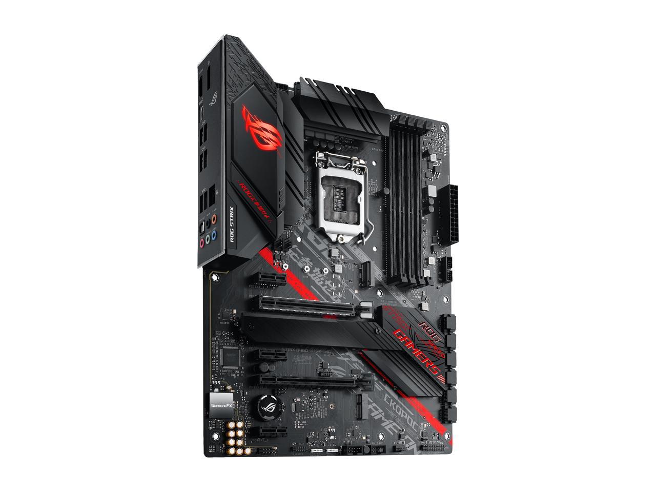 ASUS ROG STRIX B460-H GAMING LGA 1200 Intel B460 SATA 6Gb/s ATX Intel Motherboard
