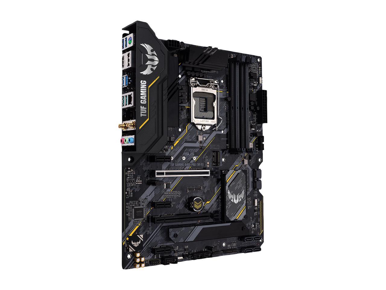 ASUS TUF GAMING B460-PRO (WI-FI) LGA 1200 Intel B460 SATA 6Gb/s ATX Intel Motherboard