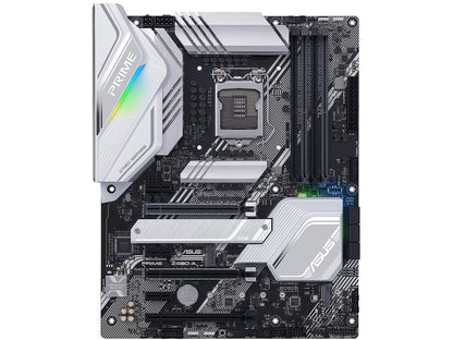 ASUS PRIME Z490-A LGA 1200 (Intel 10th Gen) Intel Z490 SATA 6Gb/s ATX Intel Motherboard (14 DrMOS Power Stages, Dual M.2, Intel 2.5Gb Ethernet, USB 3.2 Front Panel Type-C, Thunderbolt 3 Support, Aura Sync RGB)