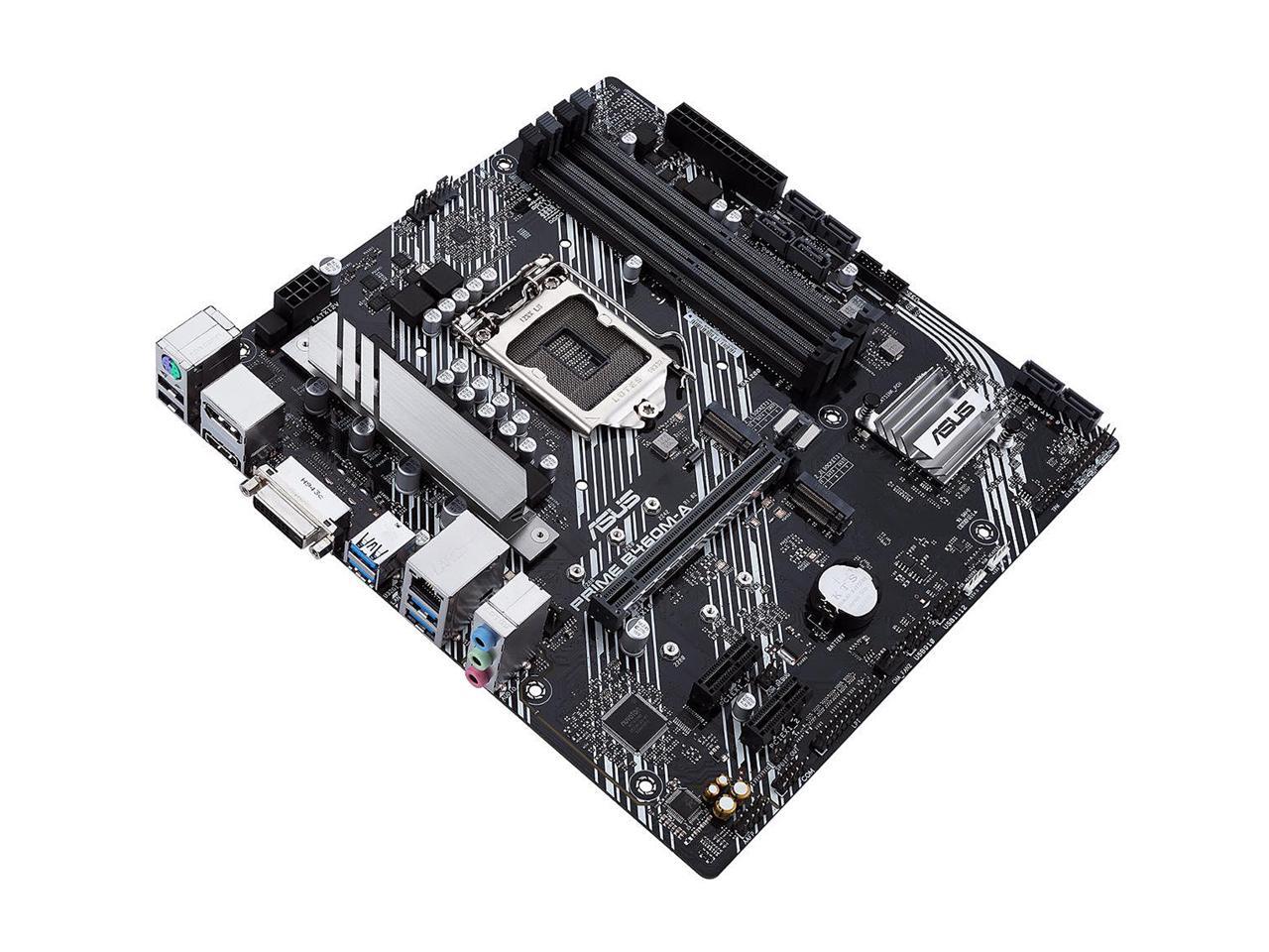 ASUS PRIME B460M-A LGA 1200 Intel B460 SATA 6Gb/s Micro ATX Intel Motherboard