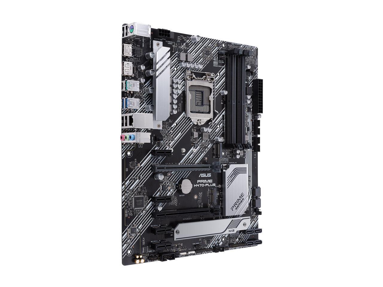 ASUS PRIME H470-PLUS/CSM LGA 1200 Intel H470 SATA 6Gb/s ATX Intel Motherboard