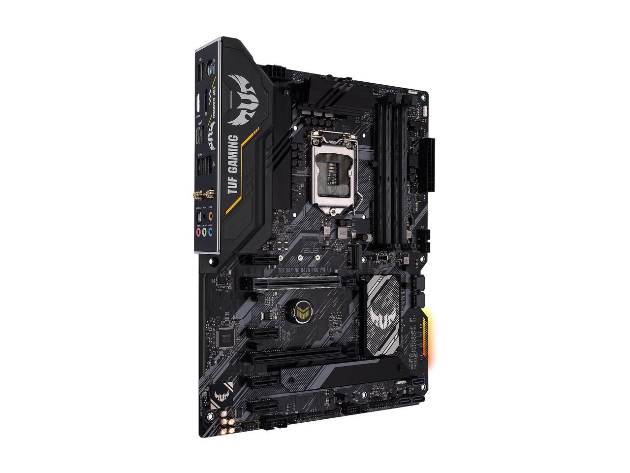 ASUS TUF GAMING H470-PRO (WI-FI) LGA 1200 Intel H470 SATA 6Gb/s ATX Intel Motherboard