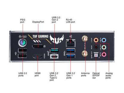 ASUS TUF GAMING H470-PRO (WI-FI) LGA 1200 Intel H470 SATA 6Gb/s ATX Intel Motherboard