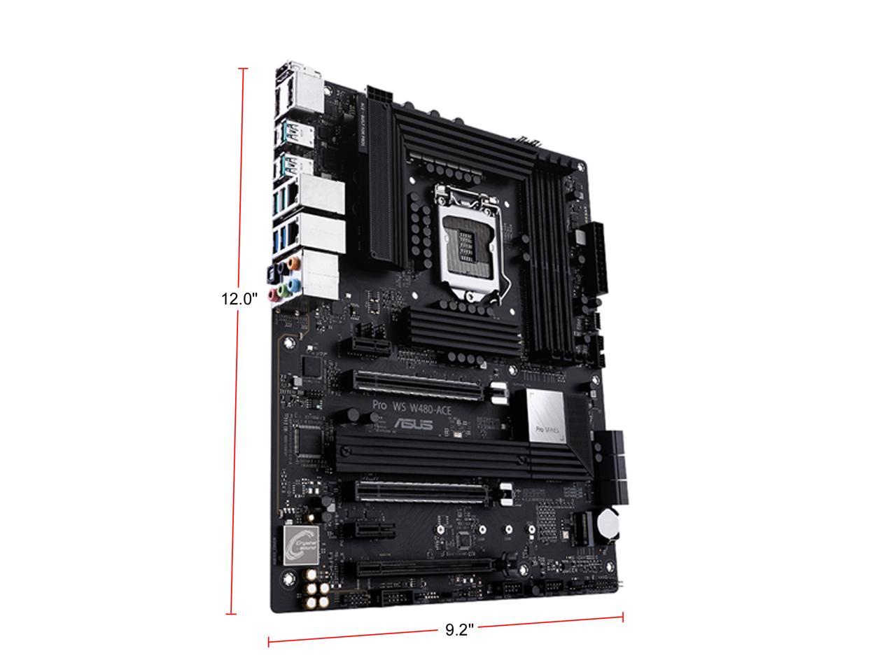 ASUS Pro WS W480-ACE LGA 1200 Intel W480 SATA 6Gb/s ATX Intel Motherboard