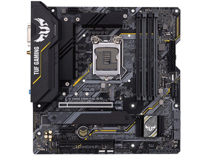 ASUS TUF GAMING B460M-PLUS (WI-FI) LGA 1200 Intel B460 SATA 6Gb/s Micro ATX Intel Motherboard