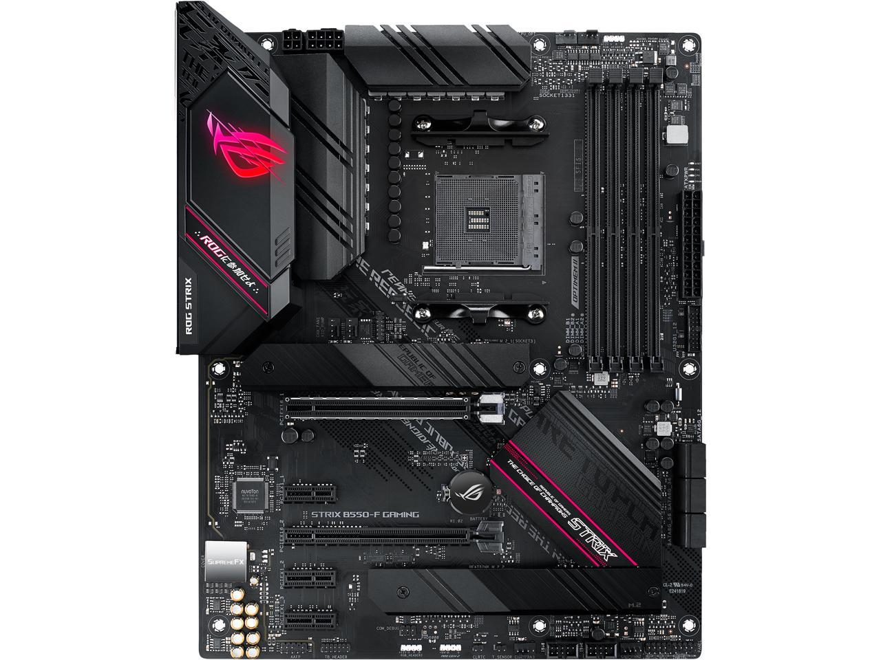 ASUS ROG STRIX B550-F GAMING AM4 AMD B550 SATA 6Gb/s ATX AMD Motherboard