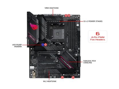 ASUS ROG STRIX B550-F GAMING AM4 AMD B550 SATA 6Gb/s ATX AMD Motherboard