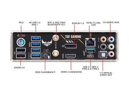 ASUS TUF GAMING B550M-PLUS (Wi-Fi) AMD AM4 (3rd Gen Ryzen) Micro ATX Gaming Motherboard (PCIe 4.0, 2.5Gb LAN, BIOS FlashBack, HDMI 2.1, USB 3.2 Gen 2, Addressable Gen 2 RGB Header and AURA Sync)