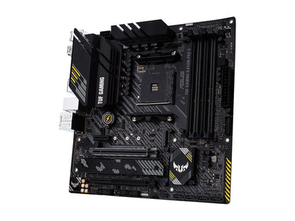 ASUS TUF GAMING B450M-PRO S AMD AM4 (3rd Gen Ryzen) Micro ATX Gaming Motherboard (8+2 DrMOS Power Stages, 2.5Gb LAN, BIOS FlashBack, AI Noise-Canceling Microphone, USB 3.2 Gen 2 Type-A and Type-C, HDMI, DP, and AURA Sync RGB)