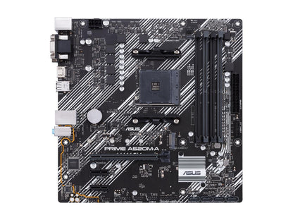 ASUS PRIME A520M-A/CSM AM4 AMD A520 SATA 6Gb/s Micro ATX AMD Motherboard