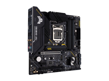 ASUS TUF Gaming B560M-PLUS WiFi LGA1200 (Intel®11th/10th Gen) Micro ATX Gaming Motherboard (PCIe 4.0, 2X M.2 Slots,8+1 Power Stages, 2.5Gb LAN, WiFi 6, USB 3.2 Type-C®, Thunderbolt™ 4 Support)