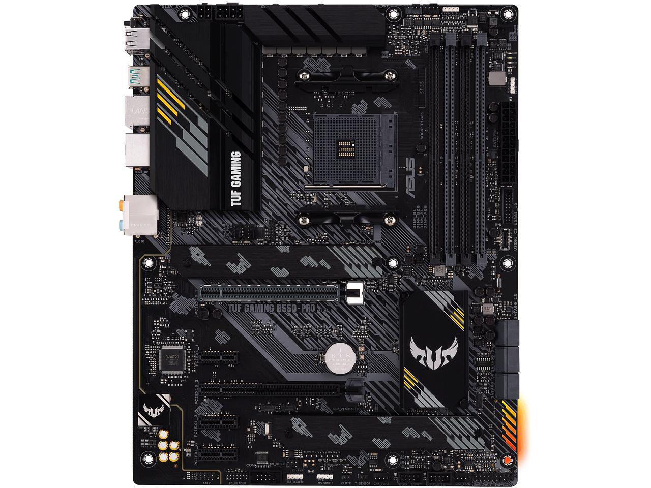 ASUS TUF GAMING B550-PRO AM4 AMD B550 SATA 6Gb/s USB 3.0 HDMI ATX AMD Motherboard