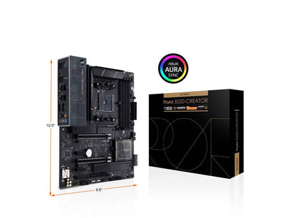 ASUS ProArt B550-CREATOR AM4 AMD B550 SATA 6Gb/s USB 3.0 HDMI ATX AMD Motherboard